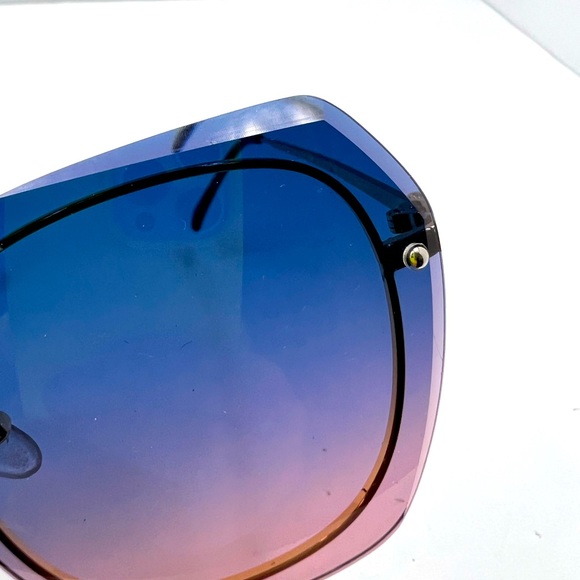 JOHN VARVANTOS LADIES GOLD METAL SUNGLASSES - Picture 6 of 11